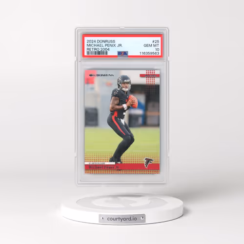 2024 Panini Donruss Retro 2004 #25 Michael Penix Jr. (PSA 10 GEM MINT)