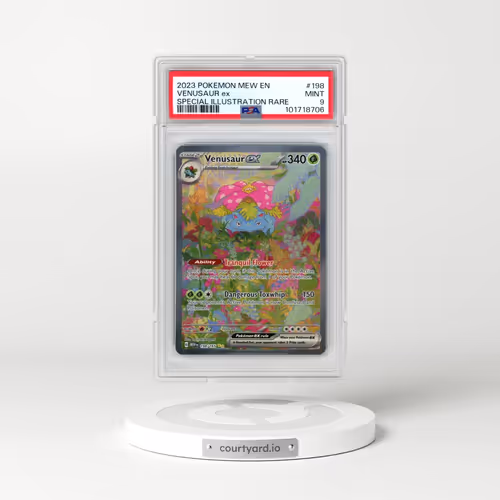 2023 Pokémon Mew EN-151 #198 Venusaur EX - Holo Special Illustration Rare (PSA 9 MINT)
