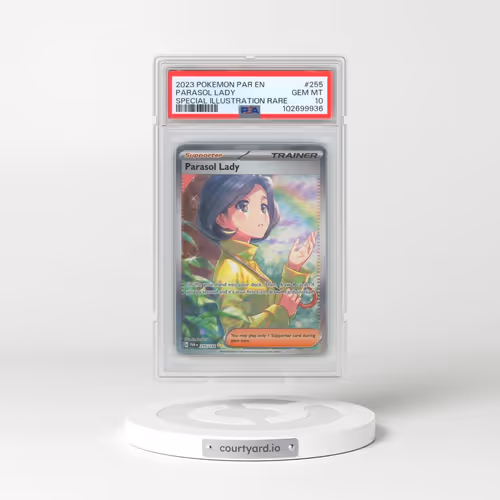 2023 Pokémon Par EN-Paradox Rift #255 Parasol Lady - Special Illustration Rare (PSA 10 GEM MINT)