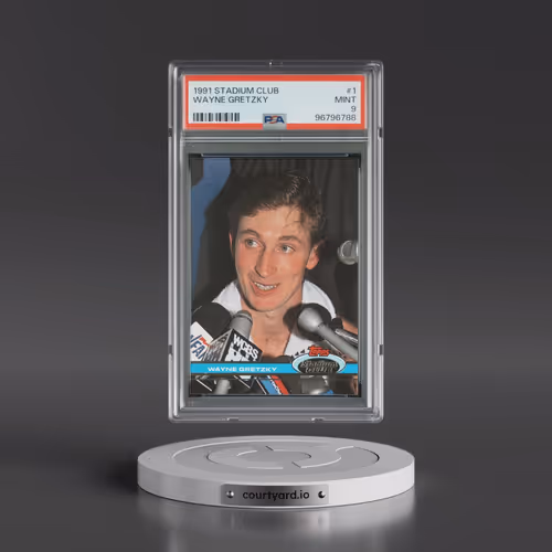 1991 Stadium Club #1 Wayne Gretzky (PSA 9 MINT)