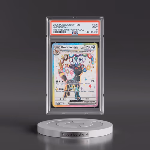 2025 Pokémon Svp EN-SV Black Star Promo #176 Umbreon EX - Holo Prismatic Evolutions Premium Figure C