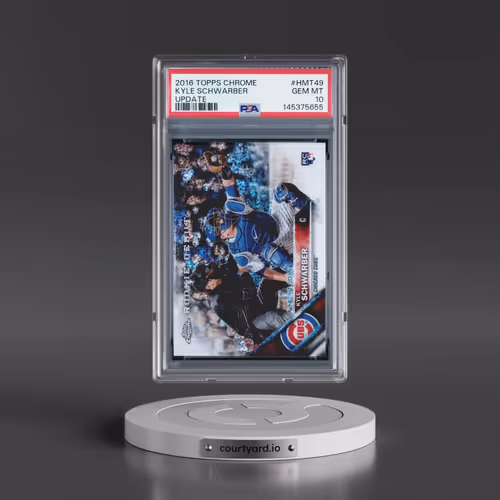 2016 Topps Chrome Update #HMT49 Kyle Schwarber (PSA 10 GEM MINT)