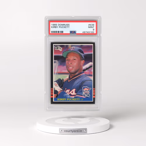 1985 Donruss #438 Kirby Puckett (PSA 9 MINT)
