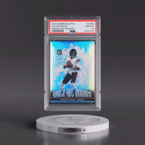 2021 Panini Donruss Optic White Hot Rookies #WHR2 Justin Fields (PSA 10 GEM MINT)