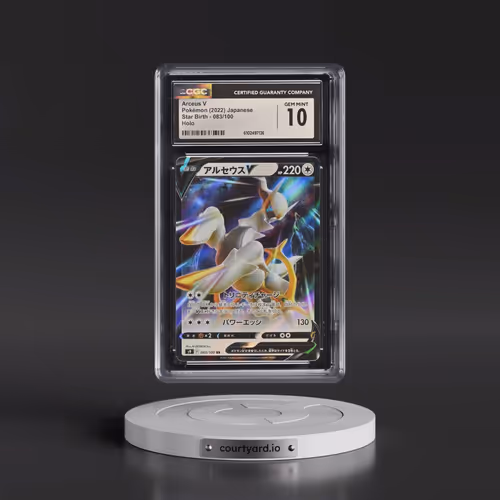 2022 Star Birth #083/100 Arceus V - Holo (CGC 10 GEM MINT)