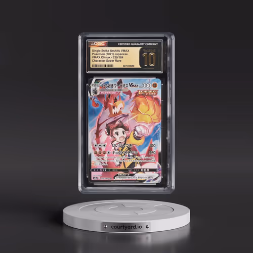 2021 VMAX Climax #239/184 Single Strike Urshifu VMAX - Holo Character Super Rare (CGC 10 PRISTINE)