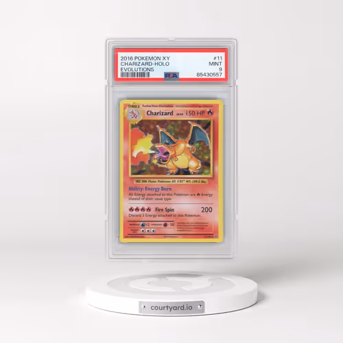 2016 Pokémon XY Evolutions #11 Charizard - Holo (PSA 9 MINT)