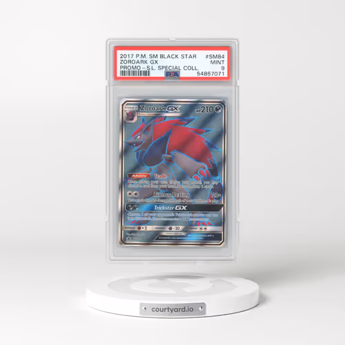2017 Sun & Moon Promos #SM84 Zoroark GX - Full Art Holo (PSA 9 MINT)