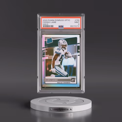 2020 Panini Donruss Optic #156 Ceedee Lamb - Holo (PSA 9 MINT)