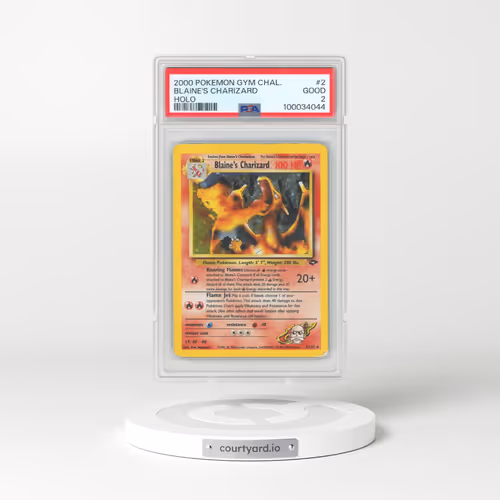 2000 Pokémon Gym Challenge #2 Blaine's Charizard - Holo (PSA 2 GOOD)
