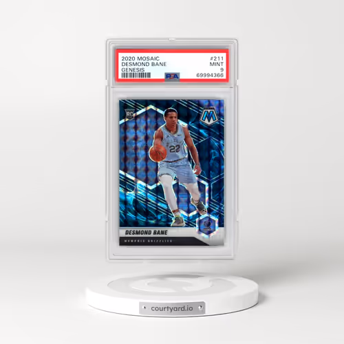 2020 Panini Mosaic #211 Desmond Bane - Genesis (PSA 9 MINT)