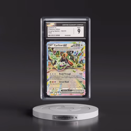 2024 Pokémon Ssp EN-Surging Sparks #159 Cyclizar EX - Holo (CGC 9 MINT)