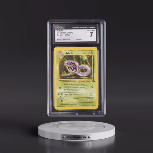 1999 Fossil #31/62 Arbok (CGC 7 NM)