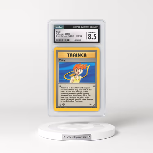2000 Gym Heroes #102 Misty - 1st Edition (CGC 8.5 NM-MT+)