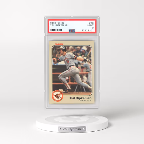 1983 Fleer #70 Cal Ripken Jr. (PSA 9 MINT)