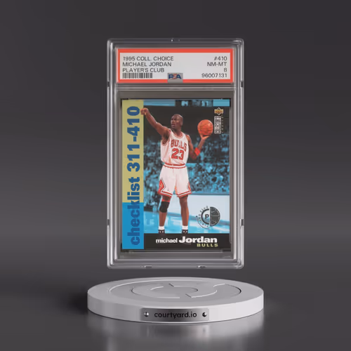 1995 Collector's Choice #410 Michael Jordan - Player's Club (PSA 8 NM-MT)