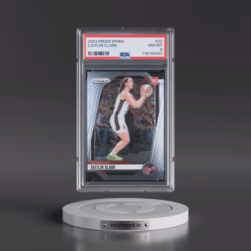 2024 Panini Prizm WNBA #22 Caitlin Clark (PSA 8 NM-MT)
