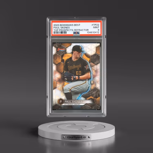 2023 Bowman's Best Top Prospects #TP22 Paul Skenes - Refractor (PSA 9 MINT)