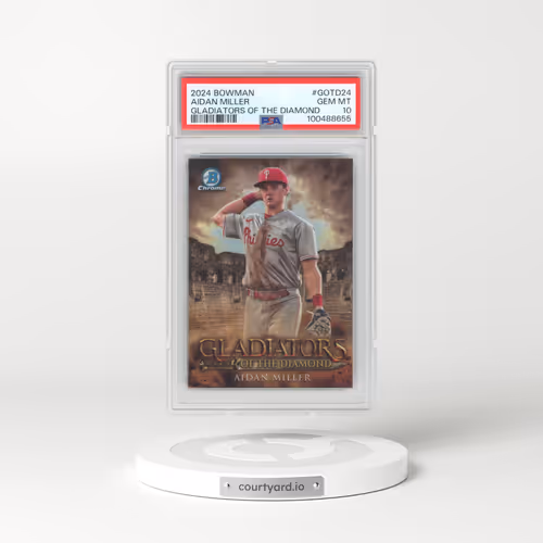 2024 Bowman Gladiators of the Diamond #GOTD24 Aidan Miller (PSA 10 GEM MINT)