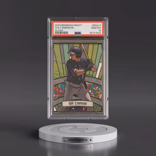 2023 Bowman Draft Bowman Glass #BGA11 Colt Emerson (PSA 10 GEM MINT)