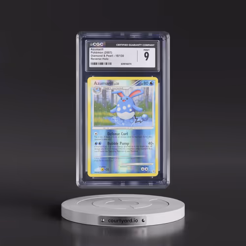 2007 Diamond & Pearl #18/130 Azumarill - Reverse Holo (CGC 9 MINT)
