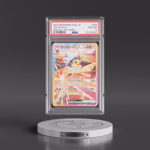 2024 Pokémon Sv8a-Terastal Fest EX #209 Jolteon EX - Holo Special Art Rare (PSA 10 GEM MINT)