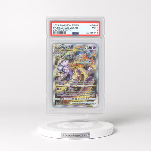 2023 Pokémon Sword and Shield Crown Zenith #GG44 Mewtwo Vstar - Full Art (PSA 9 MINT)