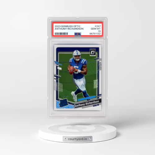 2023 Panini Donruss Optic #247 Anthony Richardson (PSA 10 GEM MINT)