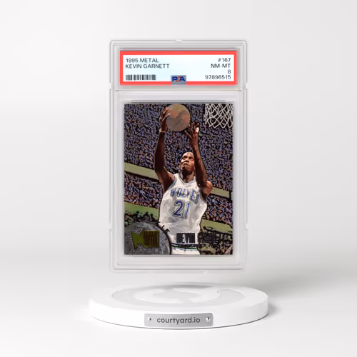 1995 Metal #167 Kevin Garnett (PSA 8 NM-MT)