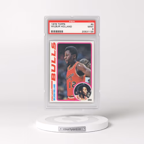 1978 Topps #4 Wilbur Holland (PSA 9 MINT)
