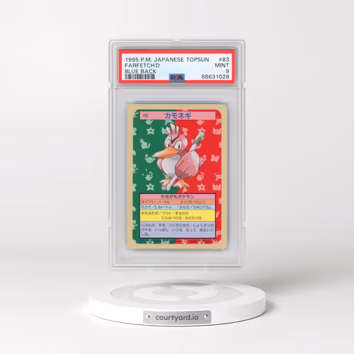 1997 Pokémon Topsun #83 Farfetch'd - Blue Back (PSA 9 MINT)