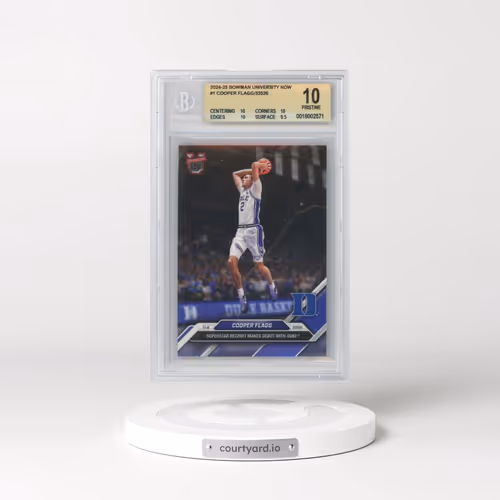 2024 Bowman U Now #1 Cooper Flagg (BGS 10 PRISTINE)