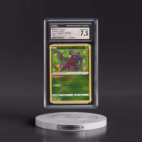 2022 Silver Tempest #016/195 Radiant Tsareena - Holo (CGC 7.5 NM+)