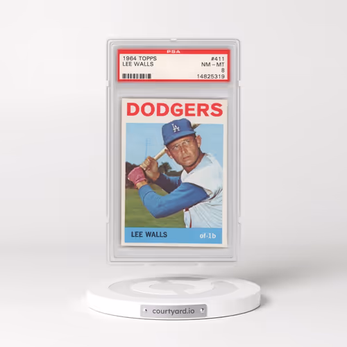 1964 Topps #411 Lee Walls (PSA 8 NM-MT)