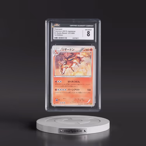 2013 EX Battle Boost #011/093 Charizard - 1st Edition (CGC 8 NM-MT)