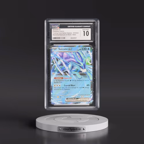 2023 Pokémon Clb-Trading Card Game Classic Blastoise & Suicune EX Deck #010 Suicune EX - Holo (CGC 1