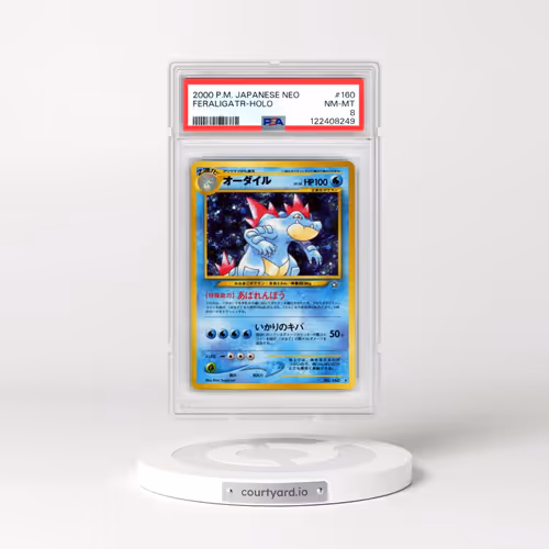 2000 Pokémon Neo #160 Feraligatr - Holo (PSA 8 NM-MT)