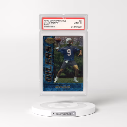 1995 Bowman's Best #3 Steve McNair - Blue (PSA 9 MINT)