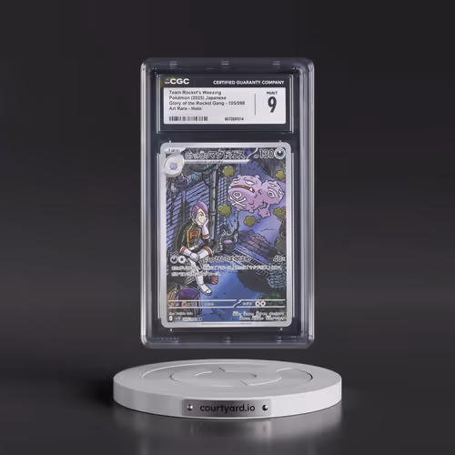 2025 Glory of the Rocket Gang - sv10 #105/098 Team Rocket's Weezing - Art Rare Holo (CGC 9 MINT)