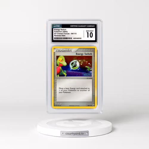 2005 EX Unseen Forces #84 Energy Switch - Holo (CGC 10 GEM MINT)