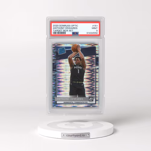 2020 Panini Donruss Optic #151 Anthony Edwards - Target Box Set (PSA 9 MINT)