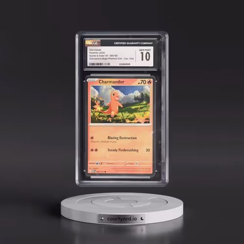 2024 Pokémon Mew EN-151 #004 Charmander - Charizard EX Super-Premium Collection (CGC 10 GEM MINT)