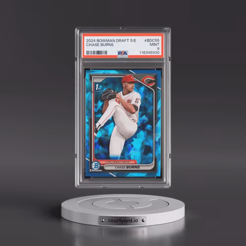 2024 Bowman Draft Sapphire Edition #BDC55 Chase Burns (PSA 9 MINT)