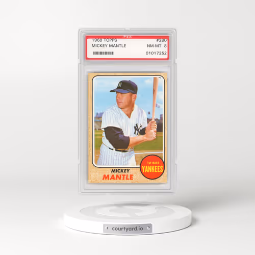 1968 Topps #280 Mickey Mantle (PSA 8 NM-MT)