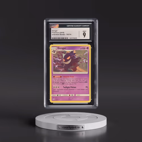 2019 Unbroken Bonds #70/214 Gengar (CGC 9 MINT)