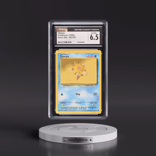 1999 Base Set #65/102 Staryu (CGC 6.5 EX-NM+)