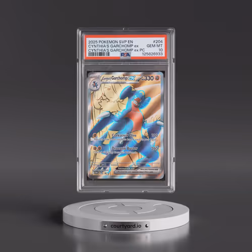2025 Pokémon Svp EN-SV Black Star Promo #204 Cynthia's Garchomp EX - Holo Cynthia's Garchomp EX Prem