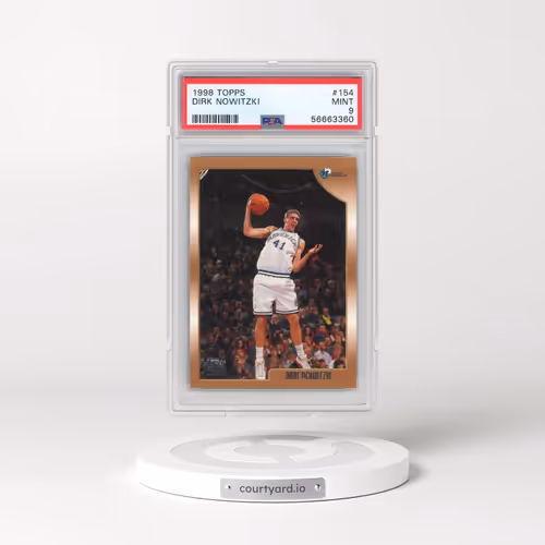 1998 Topps #154 Dirk Nowitzki (PSA 9 MINT)