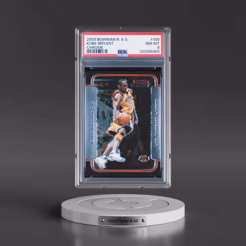 2003 Bowman Rookies & Stars #100 Kobe Bryant - Chrome (PSA 8 NM-MT)