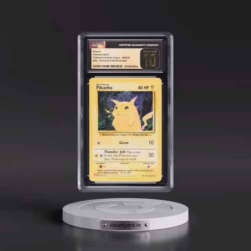 2023 Pokémon Clc-Trading Card Game Classic Charizard & HO-Oh EX Deck #008 Pikachu (CGC 10 PRISTINE)